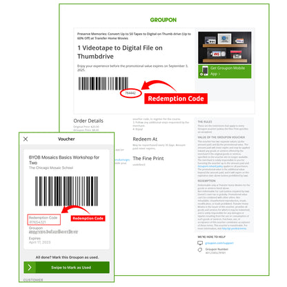 Groupon Voucher Redemption